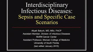 Sepsis and Case Scenarios  Aliyah Baluch MD [upl. by Jacobine]