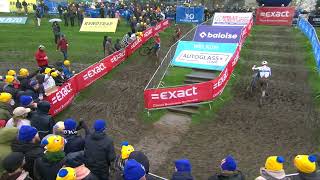 Highlights Soudal Brussels Universities Cyclocross men 2024 X20 Badkamers Trofee [upl. by Aerdied]