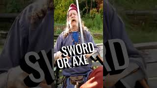 Sword or Axe 🗡 🪓 🤔 Which is more effective shorts axe Swords [upl. by Ahsenak]