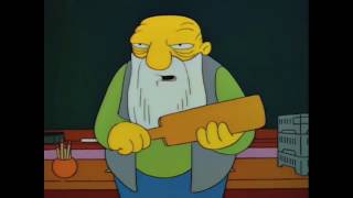 Thats a paddlin  The Simpsons [upl. by Novehc]