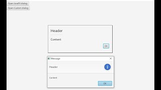 JavaFX Software Animated Custom Dialog [upl. by Eluk421]