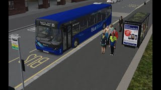 OMSI 2  BOTW29  Route 35 Totnes Station To Paignton  alexander Dennis enviro 400 V3D [upl. by Jaynes412]