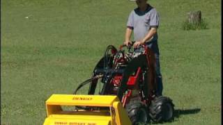 Dingo Australia Mini Loader Rotary Hoe Attachment [upl. by Paquito]