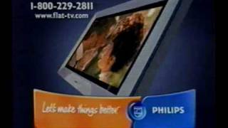 Classic Phillips Flat TV Commercial 1998 [upl. by Furlong]