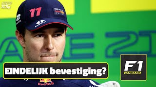 Perez bevestigd ‘Horner is klaar met smakeloze suggesties’  F1 VANDAAG [upl. by Campos]