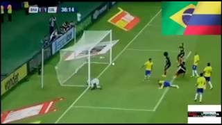 Autogol de Marquinhos  Brasil 1 x 1 Colombia  Eliminatorias 2018 [upl. by Enyamrahs]