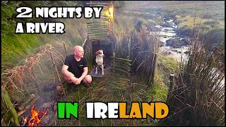 2 NIGHTS SLEEPING BY A RIVER IN IRELAND WITH MY DOG [upl. by Eissehc]