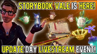 Storybook Vale Day 1 Reaction amp Playthrough  UNLOCKING ALL NEW VILLAGERS  Disney Dreamlight Valley [upl. by Atnohs]