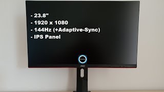 AOC 24G2U 24G2 Review  Affordable and Capable 144Hz Full HD IPS [upl. by Notnyw313]