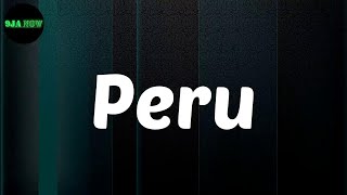 Fireboy Dml  Peru Lyrics [upl. by Aiam529]