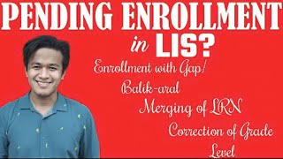 Pending Enrollment in LIS SOLVED Paano magpaaaprove ng pending enrollment sa LIS for SY 2324 [upl. by Kcyred]