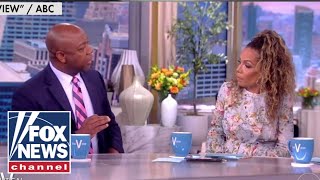 Tim Scott leaves The View speechless after confrontation [upl. by Nauaj]