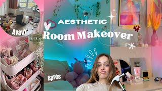 ✨AESTHETIC✨ ROOM MAKEOVER déco rangement haul temu 📍Val emménage  Ep 5 [upl. by Enitsahc]