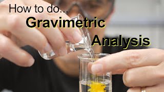 How to do Gravimetric Analysis in Chemistry with calculations and examples [upl. by Aken]