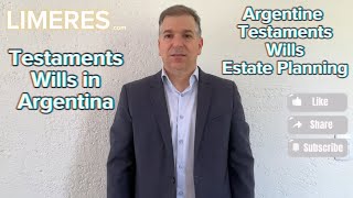 Testaments amp Wills for Inheritances in Argentina Must be Probated [upl. by Atinehc479]