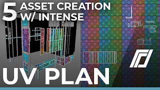 Asset Creation w Intense  Part 5  UV Plan [upl. by Franciscka]