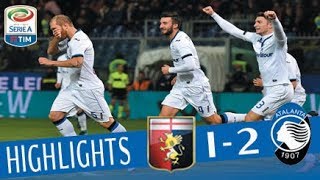 Genoa  Atalanta 12  Highlights  Giornata 16  Serie A TIM 201718 [upl. by Gerrie]