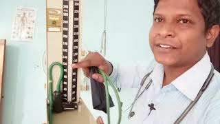 How To Measure BP using Sphygmomanometer Hindi [upl. by Amocat]