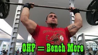 Overhead Press  STRONGER Bench Press [upl. by Alfredo]