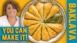 Famous Turkish Baklava 😍 Best Baklava Recipe  Easy and Homemade [upl. by Ijar472]