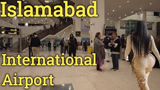 Islamabad International Airport walking tour 4k  2023 [upl. by Aiz720]