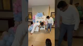 Best gender reveal idea calmdown musica love besthack genderrevealideas genderrevealsurprise [upl. by Rossing935]