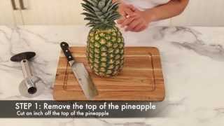 Spiral Pineapple Corer  Kitchen Stuff Plus [upl. by Tenenbaum]