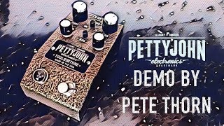 PETTYJOHN GOLD OVERDRIVE demo by Pete Thorn [upl. by Aenej756]