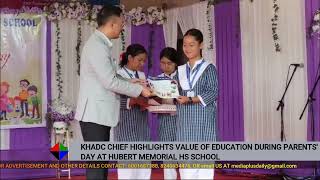 KHADC CHIEF HIGHLIGHTS VALUE OF EDUCATION DURING PARENTS DAY AT HUBERT MEMORIAL HS SCHOOL [upl. by Battista301]