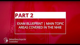 Exam Blueprint  Main Topic Areas Covered on the NHIE  Part 2 [upl. by Yovonnda]