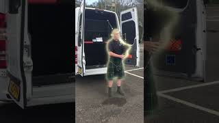 Scottish tour guide on the Bagpipes🏴󠁧󠁢󠁳󠁣󠁴󠁿 scotland scottish bagpipes bagpiper hiphop [upl. by Sherr]