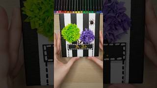 🖤💚Beetlejuice Textured art CuteampEasy Halloween giftdecor painting shorts [upl. by Amathiste780]