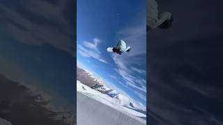 Update from Europe 🔥 snowboard snowboarding flip jump wintersports snowboardtricks [upl. by Esyak]