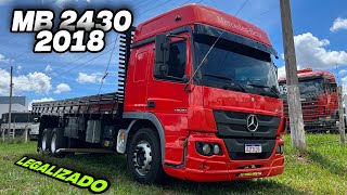 INCRÍVEL OPÇÃO DE CAMINHÃO 6X2 NA CARROCERIA À VENDA │ MB 2430 6X2 TRUCADO 2018 MEGA TRUCK [upl. by Kasey]