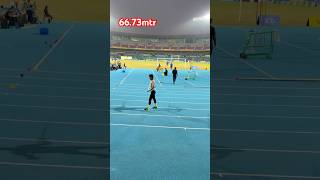 Khelo India javelin throw Javelin new  Dipanshu Sharma trending athleticsfederationofindia [upl. by Edra406]