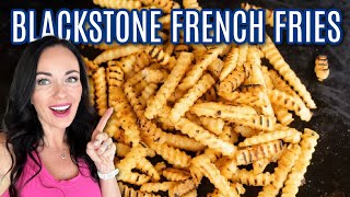 Perfectly Crispy Blackstone French Fries [upl. by Aohk]