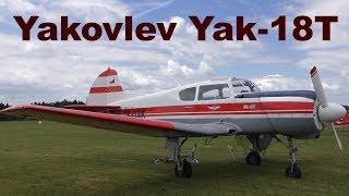 Yakovlev Yak18T Airshow Chotebor 2017 [upl. by Mariano]