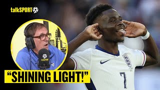 Tony Cascarino PRAISES Bukayo Saka For SAVING England Against Switzerland At Euro 2024 🙌🔥 [upl. by Retsub795]