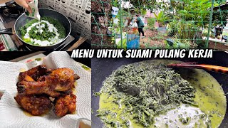 Pucuk Ubi Masak Lemak Ikan Masin amp Ayam Goreng 🍗 Pun Sedap [upl. by Rehtaef50]