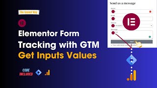 Elementor form tracking with Google Analytics 4 and Google Tag Manager including form inputs [upl. by Anikehs223]