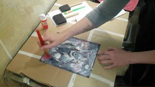 How to Seal your Diamond Painting Canvas With Mod Podge [upl. by Ajnos]