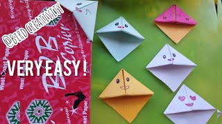 Easy origami Bookmark corner ।।how to make a corner Bookmark DIY Bird creativityviralvideo easy [upl. by Aimil]