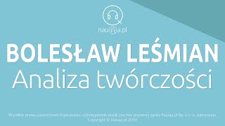 BOLESŁAW LEŚMIAN – omówienie twórczości– streszczenie i opracowanie lektury  nauqa [upl. by Hairabez]