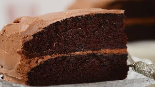 Simple Chocolate Cake Recipe Demonstration  Joyofbakingcom [upl. by Sineray467]