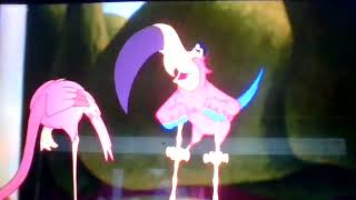 aladdin 1992 iago flamingo scene dvd capture [upl. by Inaliak764]