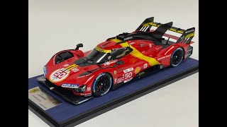 Review Looksmart 118 Ferrari 499P AF Corse 5th Place Le Mans 2023 [upl. by Ailadi26]