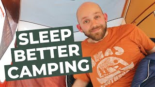 How To Sleep Comfortably in a Tent Camping Tips [upl. by Barcus]