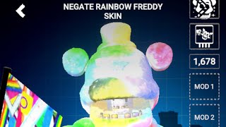 Forsaken AR  NEGATE RAINBOW FREDDY WORKSHOP ANIMATION CUSTOM SKIN FNAF AR MOD [upl. by Rhyne]