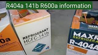 R404a R600a 141b refrigerant details zkmultitech [upl. by Arodoeht]