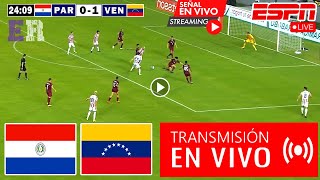 En Vivo Venezuela vs Paraguay Ver Partido Vinotinto vs Paraguay Eliminatorias Conmebol 2024 hoy [upl. by Jessy549]